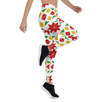 Scotstee Shop - Christmas Poinsettias Ugly Sweater Women Christmas Leggings