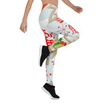 Scotstee Shop - Christmas Reindeer Seamless Pattern Winter Holiday Vintage Women Christmas Leggings