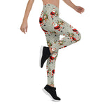 Scotstee Shop - Christmas Retro Santa and Reindeer Funny Xmas Gift Women Christmas Leggings