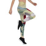 Mother's Day Gift, Mother's Day Leggings Anemone Carnation Roses Women's Leggings