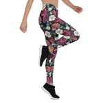 Mother's Day Gift, Mother's Day Leggings Beautiful Floral Flowers Pattern Women's Leggings