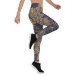 Mother's Day Gift, Mother's Day Leggings Beautiful flowers peonies, roses and butterflies Women's Leggings