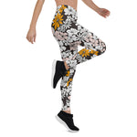 Mother's Day Gift, Mother's Day Leggings Cute Seamless Ditsy Floral Pattern Colorful Flower Women's Leggings