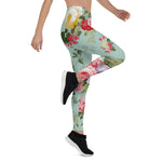 Mother's Day Gift, Mother's Day Leggings Elegant Modern Floral Women's Leggings