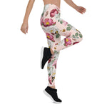Mother's Day Gift, Mother's Day Leggings Floral Pattern Flower Women's Leggings