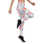 Mother's Day Gift, Mother's Day Leggings Gadern Roses Pattern Women's Leggings