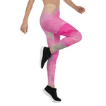 Mother's Day Gift, Mother's Day Leggings Garden Roses Watercolor Women's Leggings