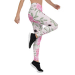Mother's Day Gift, Mother's Day Leggings Rose Floral Pattern Women's Leggings