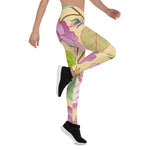 Mother's Day Gift, Mother's Day Leggings Roses Flower Vintage Women's Leggings