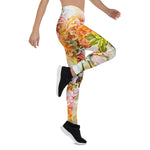Mother's Day Gift, Mother's Day Leggings Summer Bouquets of Flowers Women's Leggings
