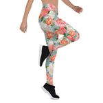Mother's Day Gift, Mother's Day Leggings Vintage Floral Flower Women's Leggings