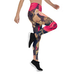 Mother's Day Gift, Mother's Day Leggings Vintage Flowers Rose Floral Women's Leggings