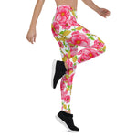 Mother's Day Gift, Mother's Day Leggings Watercolor Flowers Vintage floral Women's Leggings