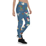 Scotstee Shop - Just Love Dog Ugly Christmas Holiday Adorable Cute Christmas Dogs Women's Christmas Leggings