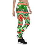 Scotstee Shop - Beautiful Christmas Knit Wallpaper Gift Women's Christmas Leggings