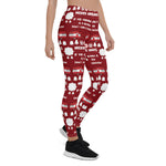 Scotstee Shop - Caravan Happy Christmas Camping Women's Leggings