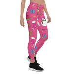 Scotstee Shop - Christmas Angel, Deer and Snowman Pattern Socks Xmas Gift Women's Leggings