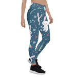 Scotstee Shop - Christmas Bunny Transformed Funny Xmas Women's Leggings