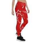 Scotstee Shop - Christmas Decor Lighted Red Xmas Gift Women's Leggings