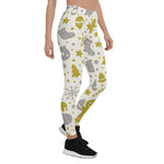 Scotstee Shop - Christmas Decorations on White Background Xmas Gift Women's Leggings