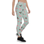 Scotstee Shop - Christmas Holly and Berries Candy Xmas Gift Women's Leggings