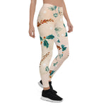 Scotstee Shop - Christmas Leaves Boho Pattern Holly Xmas Women's Leggings