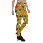Scotstee Shop - Christmas Multicolor Santa Shoes Pattern Xmas Women's Leggings