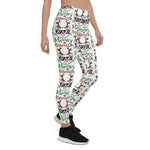 Scotstee Shop - Meowy Catmas Christmas Kitty Cat Red Nose Reindeer Halloween Women's Leggings
