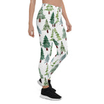 Scotstee Shop - Christmas Rustic Pine Tree Winter Forest Women Christmas Leggings