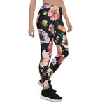 Mother's Day Gift, Mother's Day Leggings Abstract Solid Flowers Full Arrangement Women's Leggings