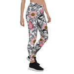 Mother's Day Gift, Mother's Day Leggings Chickadees in the Wild Rose Women's Leggings