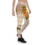 Mother's Day Gift, Mother's Day Leggings Delicate Vintage Roses Women's Leggings