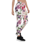 Mother's Day Gift, Mother's Day Leggings Floral pattern with Roses Gadern Watercolor Women's Leggings