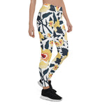 Mother's Day Gift, Mother's Day Leggings Floral seamless pattern with Roses Flower Women's Leggings