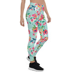 Mother's Day Gift, Mother's Day Leggings Flowers Pattern Women's Leggings
