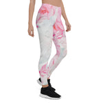 Mother's Day Gift, Mother's Day Leggings Romantic Elegant Pink Floral Women's Leggings