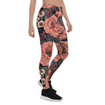 Mother's Day Gift, Mother's Day Leggings Roses Flower Berries Tarantula Snake Women's Leggings