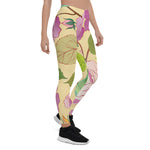 Mother's Day Gift, Mother's Day Leggings Roses Flower Vintage Women's Leggings