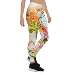 Mother's Day Gift, Mother's Day Leggings Summer Bouquets of Flowers Women's Leggings