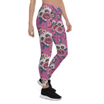 Mother's Day Gift, Mother's Day Leggings Summer bouquets Rose and Wild Rose Women's Leggings