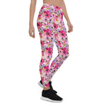 Mother's Day Gift, Mother's Day Leggings Summer Watercolor Floral Pattern Women's Leggings