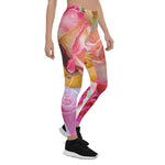 Mother's Day Gift, Mother's Day Leggings Vibrant Field of Roses Women's Leggings