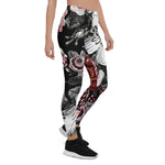 Mother's Day Gift, Mother's Day Leggings Victorian Rose Floral Women's Leggings