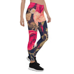 Mother's Day Gift, Mother's Day Leggings Vintage Flowers Rose Floral Women's Leggings