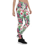 Mother's Day Gift, Mother's Day Leggings Vintage Pretty Country Garden Rose Pattern Women's Leggings