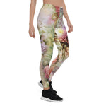 Mother's Day Gift, Mother's Day Leggings Vintage Rose Flowers Women's Leggings