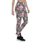 Mother's Day Gift, Mother's Day Leggings Vintage Tropical Rose Flower pattern Women's Leggings