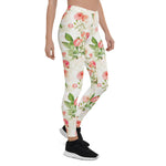 Mother's Day Gift, Mother's Day Leggings Vintage Victorian Pink Floral Women's Leggings