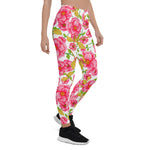 Mother's Day Gift, Mother's Day Leggings Watercolor Flowers Vintage floral Women's Leggings