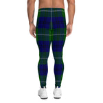 Scotstee Shop Tartan Plaid Men's Leggings Yoga Pants Clan Oliphant Modern Plaid Men Running Leggings